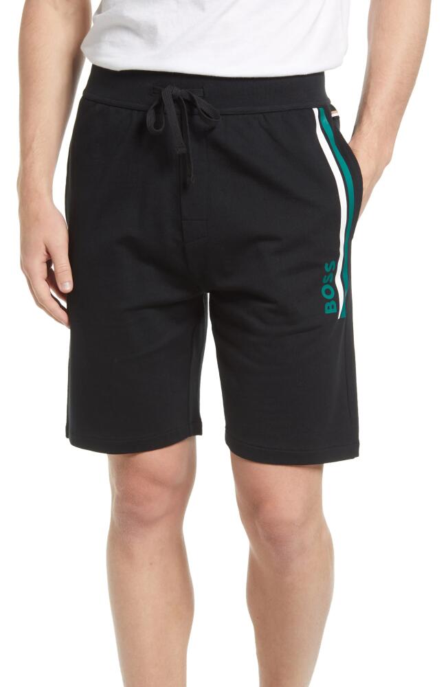 BOSS Essential Cotton Pajama Shorts in Black Cover