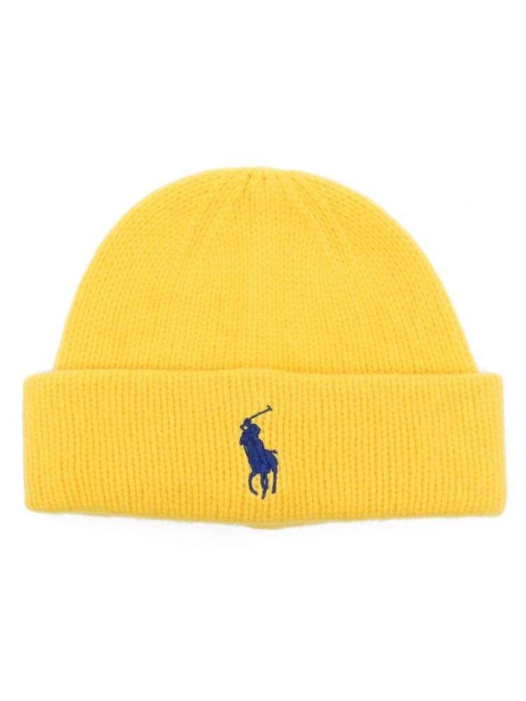 Polo Ralph Lauren Polo Pony wool beanie - Yellow Cover