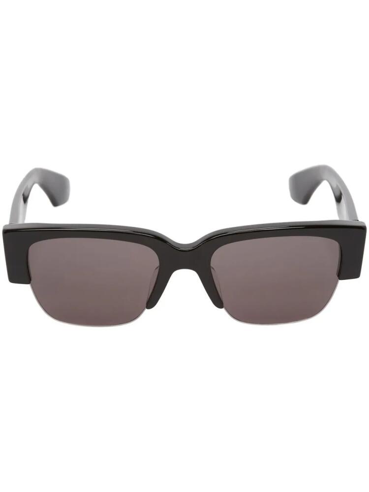 Alexander McQueen Eyewear half-rim sunglasses - Black Cover