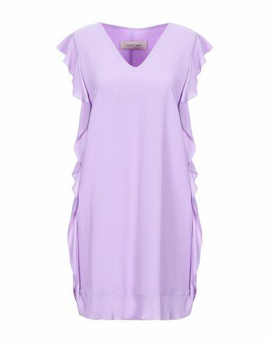 Twenty Easy By Kaos Woman Mini dress Lilac Acetate, Silk Cover