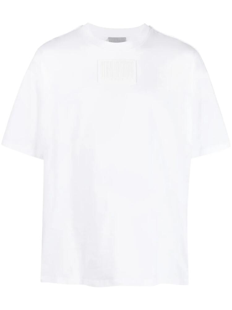 VTMNTS logo patch T-shirt - White Cover