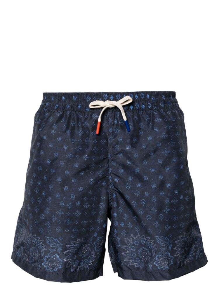 Altea floral-print swim shorts - Blue Cover