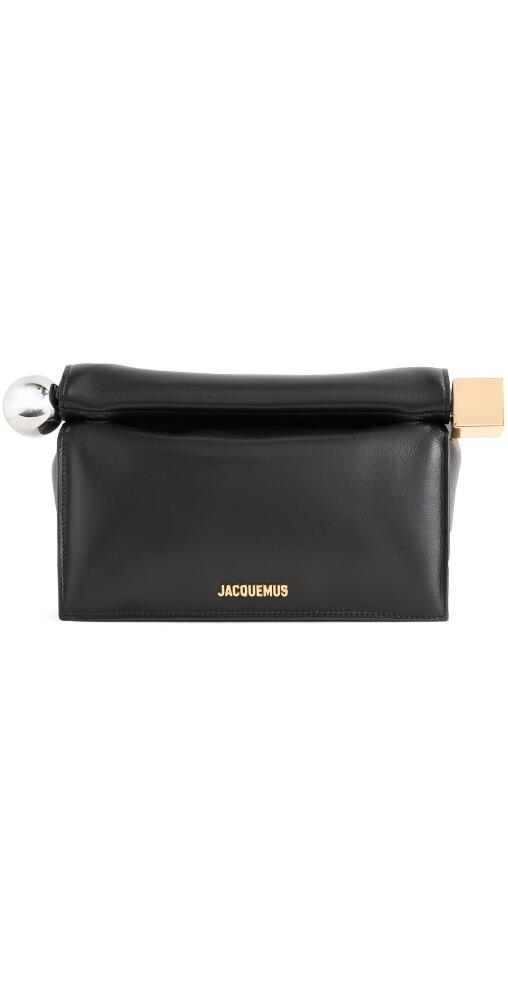 Jacquemus La Pochette Rond Carre Clutch Black Cover