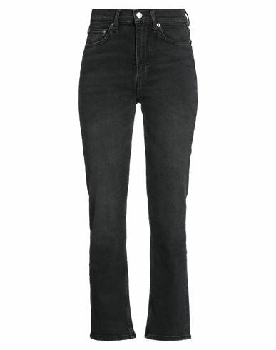 Maje Woman Jeans Steel grey Cotton, Elastane Cover