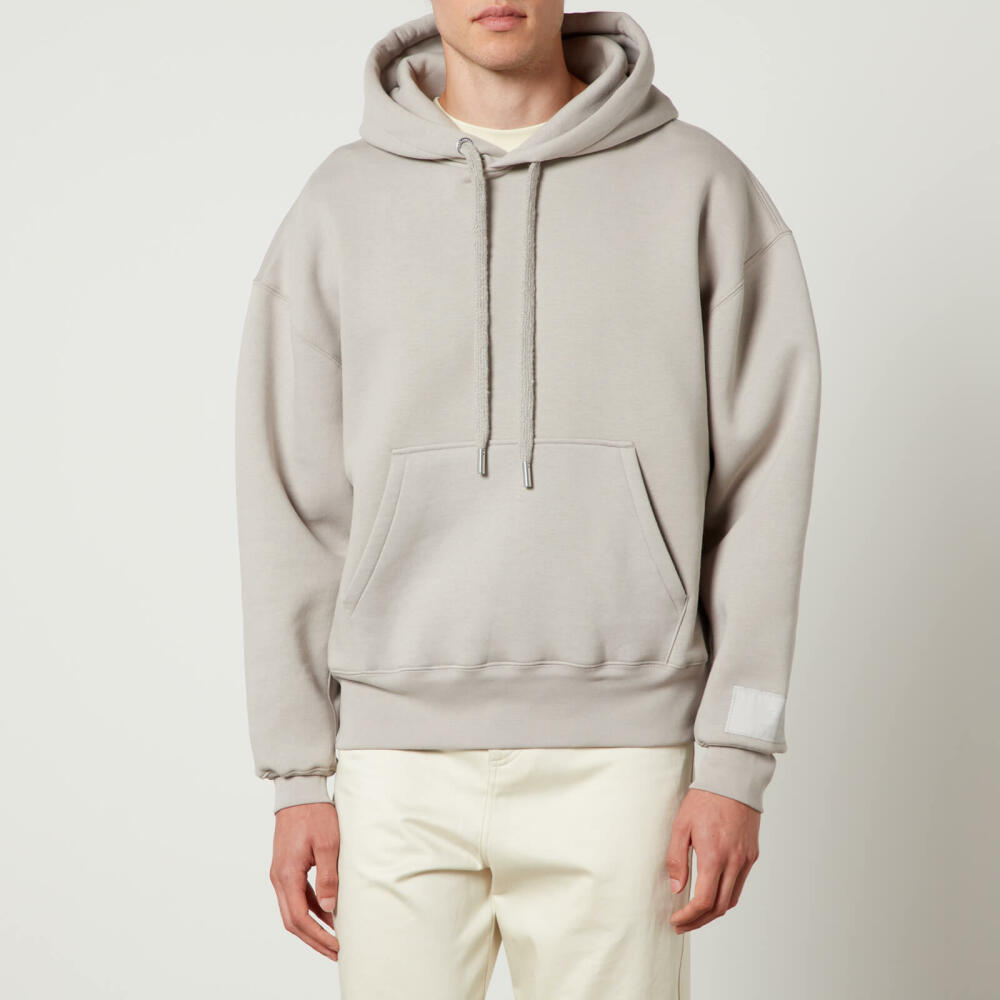 AMI Tonal Logo Cotton-Blend Hoodie Cover