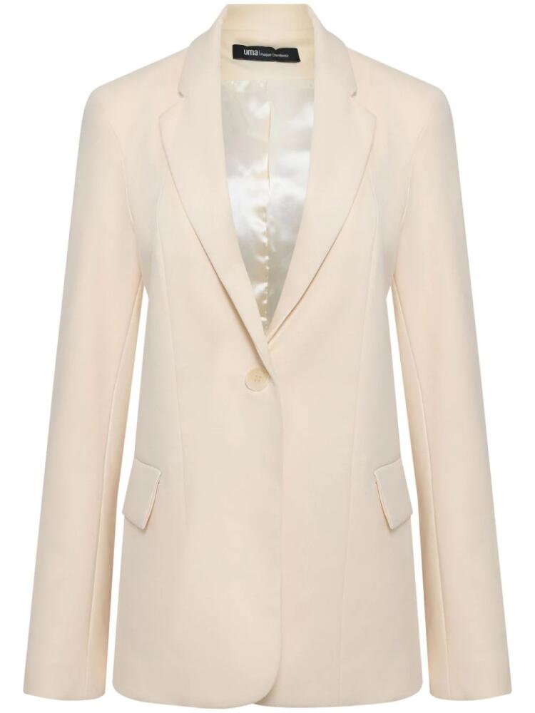 Uma | Raquel Davidowicz Germanio single-breasted blazer - Neutrals Cover