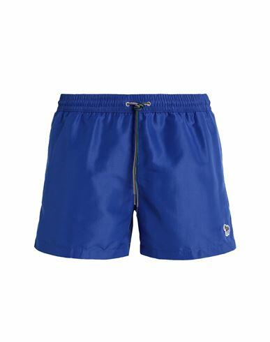 Paul Smith Man Swim trunks Blue Recycled polyester Cover