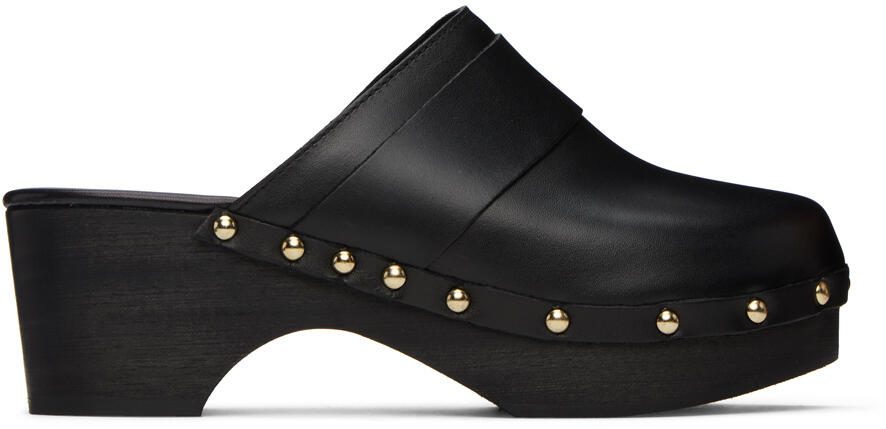 Aeyde Black Bibi Clogs Cover