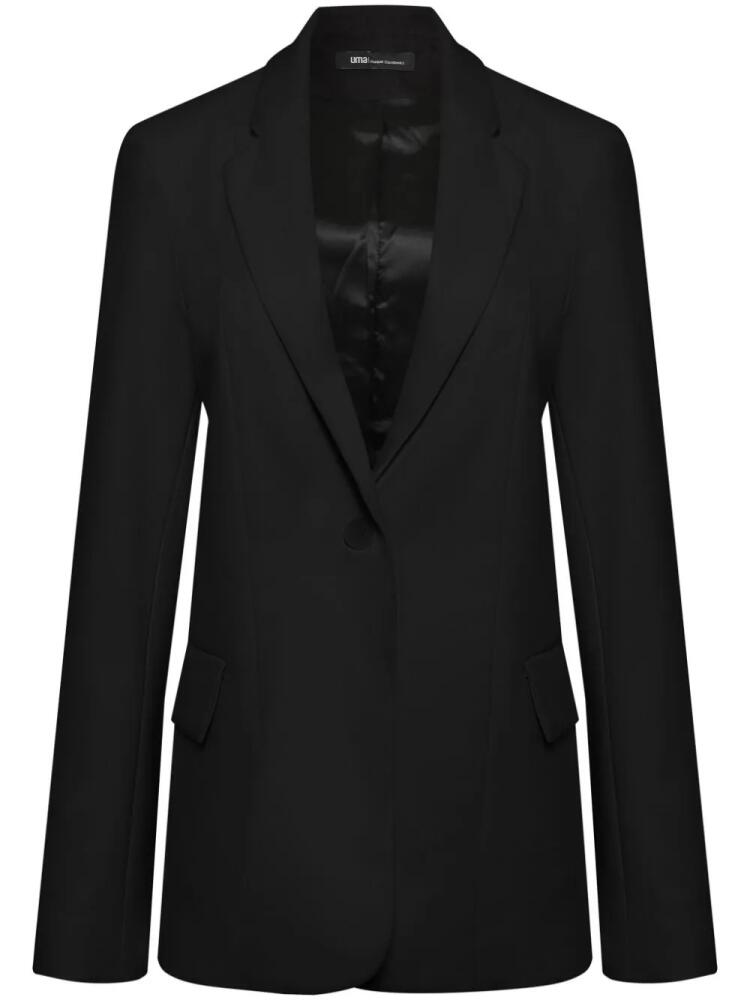 Uma | Raquel Davidowicz single-breasted blazer - Black Cover