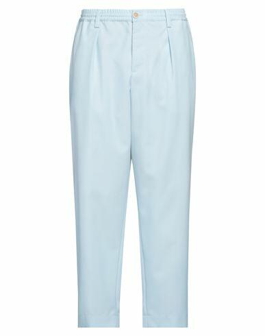 Marni Man Pants Sky blue Virgin Wool Cover