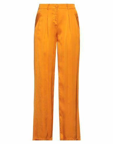 Brand Unique Woman Pants Orange Viscose Cover