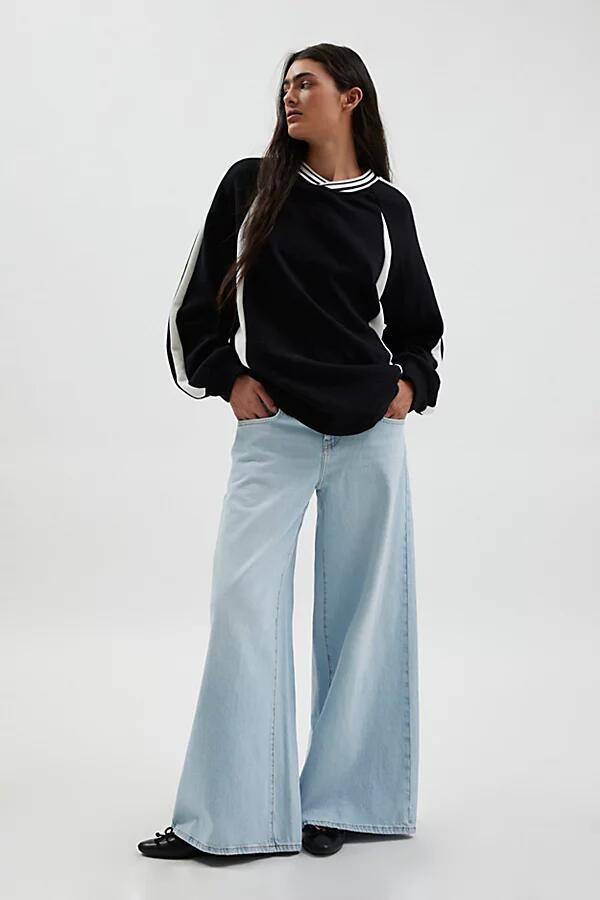 BDG Joey Full Length Wide Leg Jean in Vintage Denim Light Cover