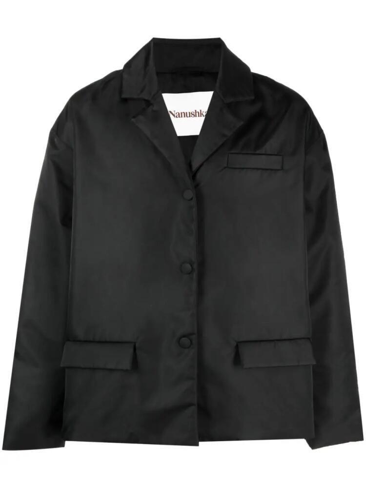 Nanushka padded single-breasted blazer - Black Cover