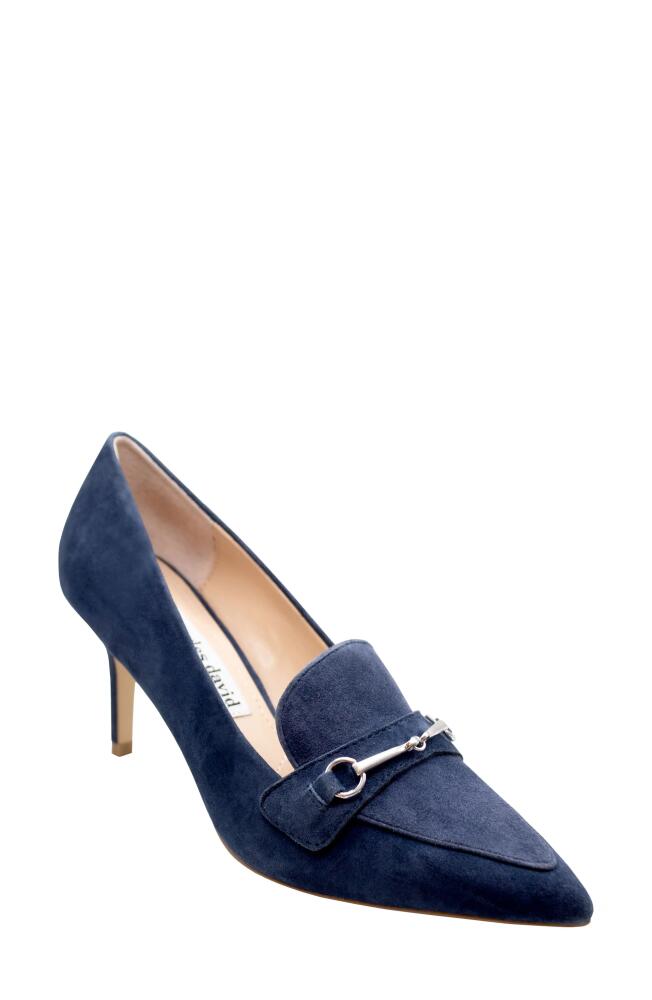 Charles David Ambient Pointed Toe Pump in Navy Cover