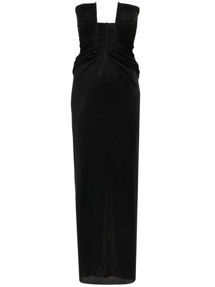 Christopher Esber strapless plunging-neck maxi dress - Black Cover