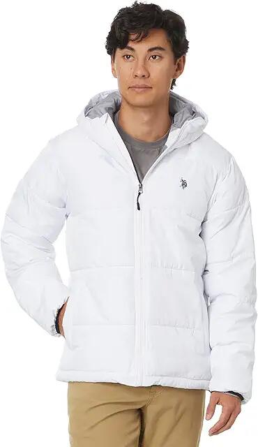 U.S. POLO ASSN. Moderate Puffer (White) Men's Jacket Cover