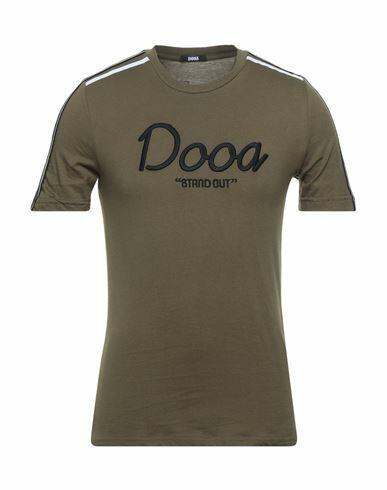 Dooa Man T-shirt Military green Cotton Cover