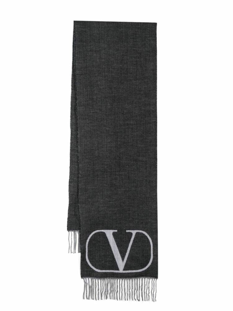 Valentino Garavani VLogo Signature scarf - Grey Cover