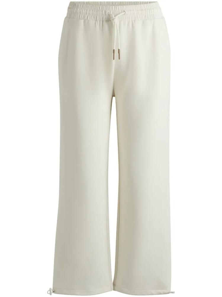 BOSS drawstring-ankles track pants - White Cover