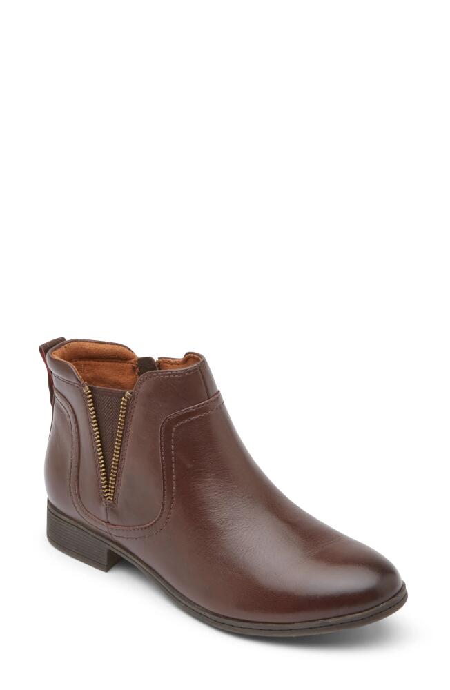 Rockport Cobb Hill Crosbie Gore Ankle Boot in Brown Cover