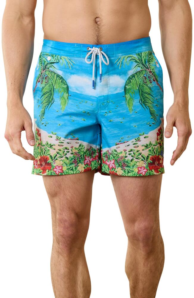 Tommy Bahama Rialto Coastal Comfort Board Shorts in Summer Aqua Cover