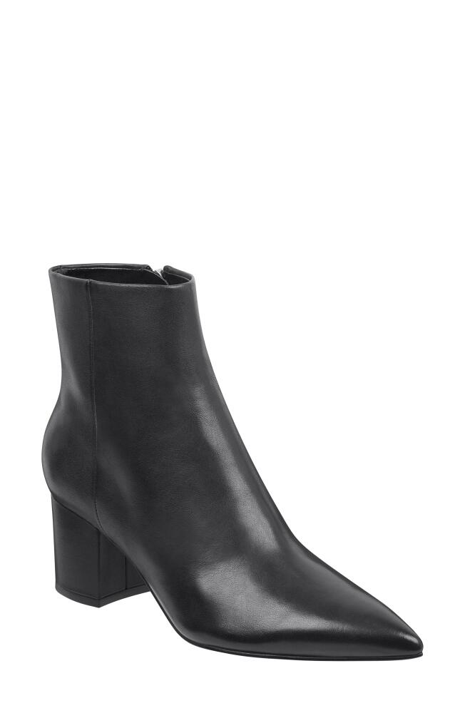 Marc Fisher LTD Jarli Bootie in Black Leather Cover