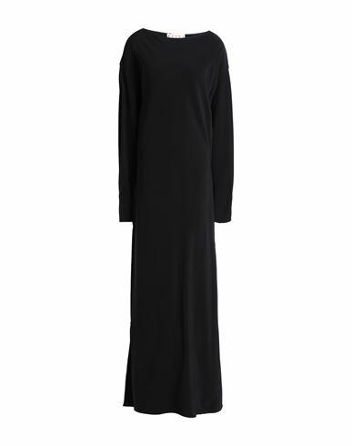 Marni Woman Maxi dress Black Viscose, Elastane Cover