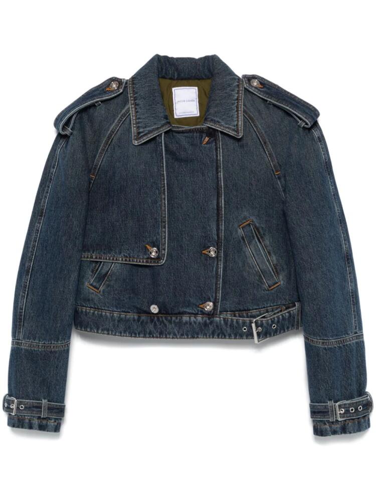 Jacob Cohën denim biker jacket - Blue Cover