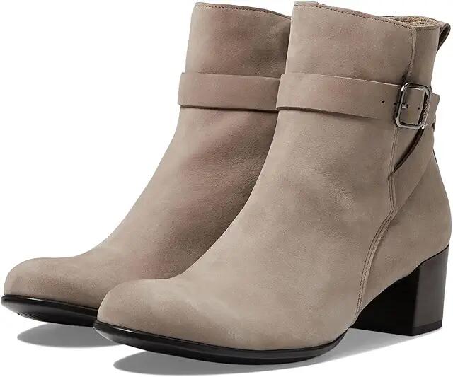 ECCO Dress Classic 35 mm Buckle Ankle Boot (Taupe) Women's Boots Cover