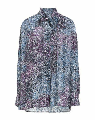 Golden Goose Woman Shirt Purple Viscose, Silk Cover