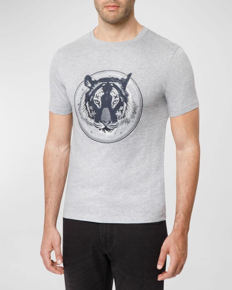 Stefano Ricci Men's Embroidered Tiger Head T-Shirt Cover