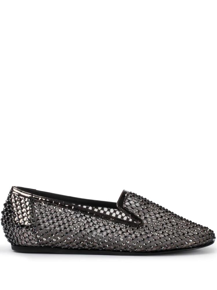 Le Silla Gilda crystal-embellished slippers - Black Cover