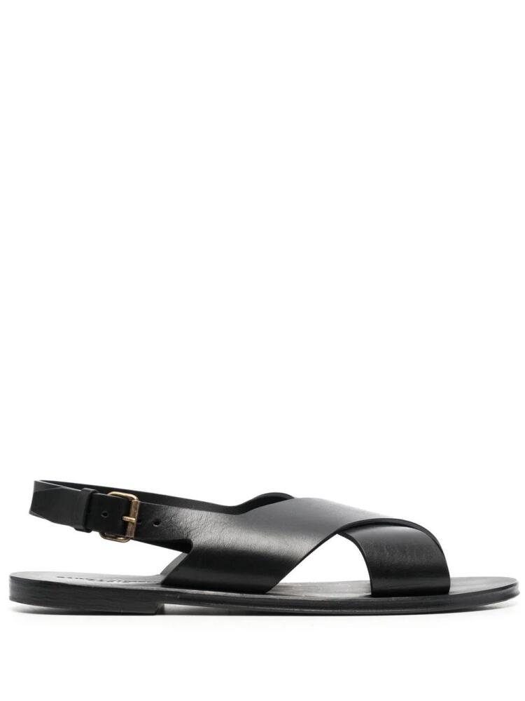 Saint Laurent Mojave crisscross sandals - Black Cover