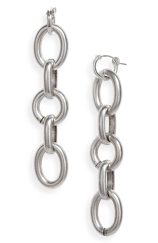 Child of Wild Devon Chain Drop Earrings in Silver Cover