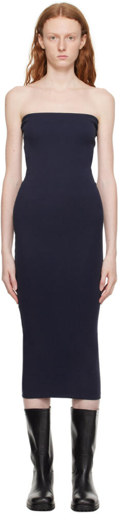 FLORE FLORE Navy Liv Midi Dress Cover