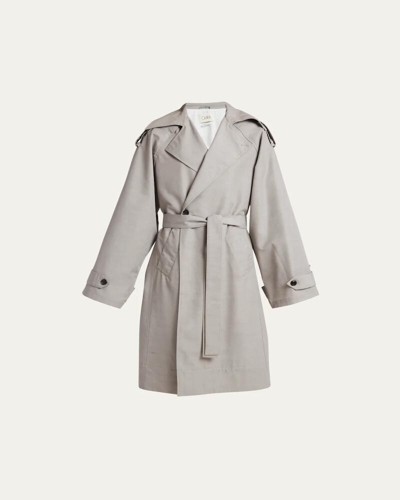 Quira Oversized Belted Trench Coat Cover