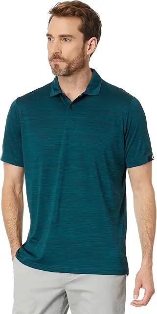 Oakley Gravity Pro Polo (Oil Blue Heather) Men's Short Sleeve Pullover Cover