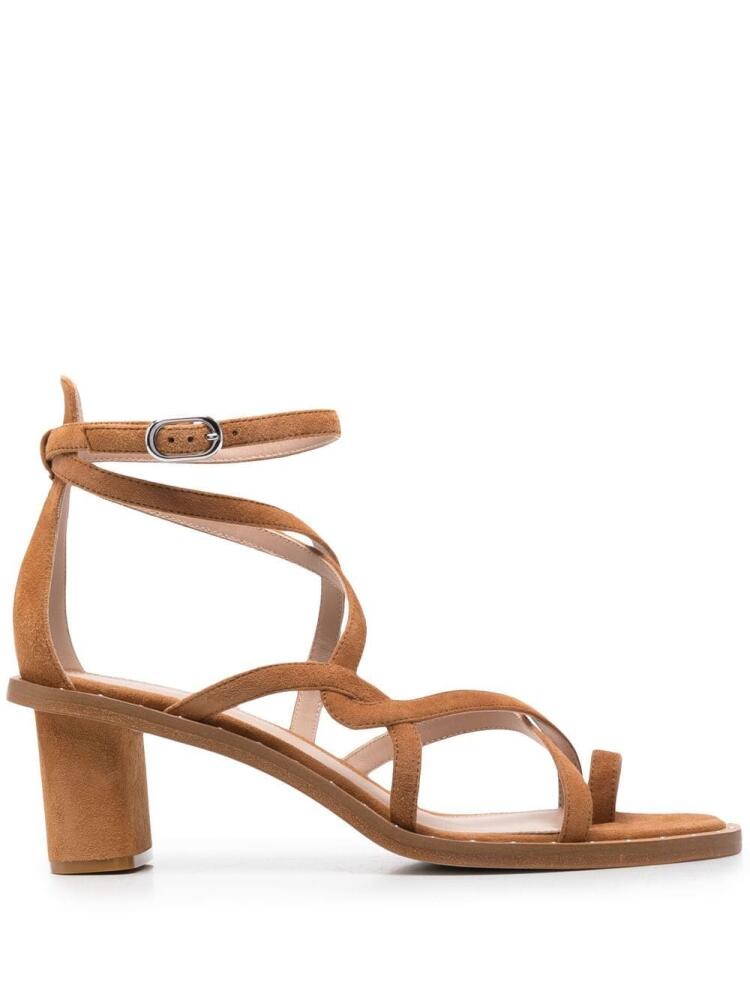 Scarosso Patty suede sandals - Neutrals Cover