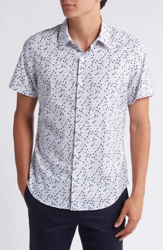 Bonobos Tech Floral Short Sleeve Performance Button-Up Shirt in Peyton Floral C86 Cover