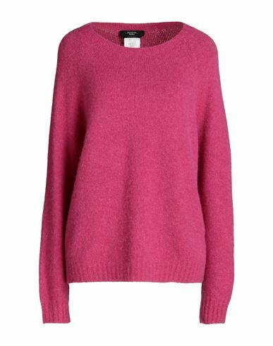 Weekend Max Mara Woman Sweater Fuchsia Alpaca wool, Polyamide, Cotton, Modal, Elastane Cover