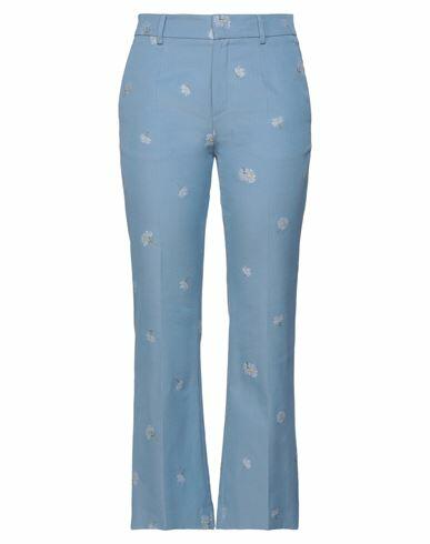 Red Valentino Woman Pants Pastel blue Cotton Cover