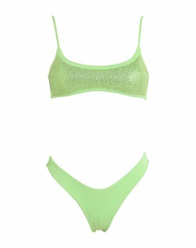 Matineé Woman Bikini Acid green Polyimide, Elastane Cover