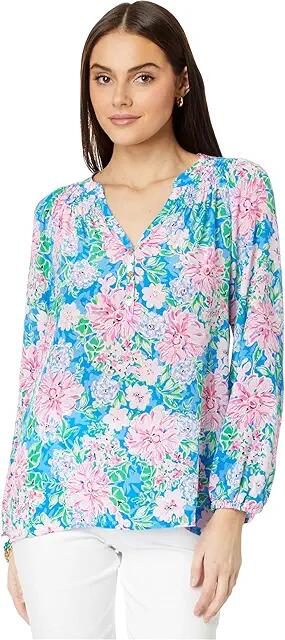 Lilly Pulitzer Elsa Top (Multi Spring In Your Step) Women's Blouse Cover