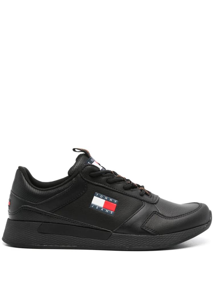 Tommy Jeans embossed-logo sneakers - Black Cover