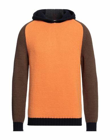 Mqj Man Sweater Orange Polyamide, Acrylic, Wool Cover