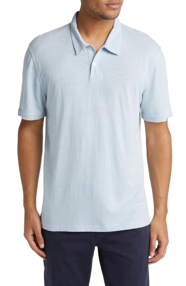 Rails Levant Hemp & Organic Cotton Polo in Cielo Cover