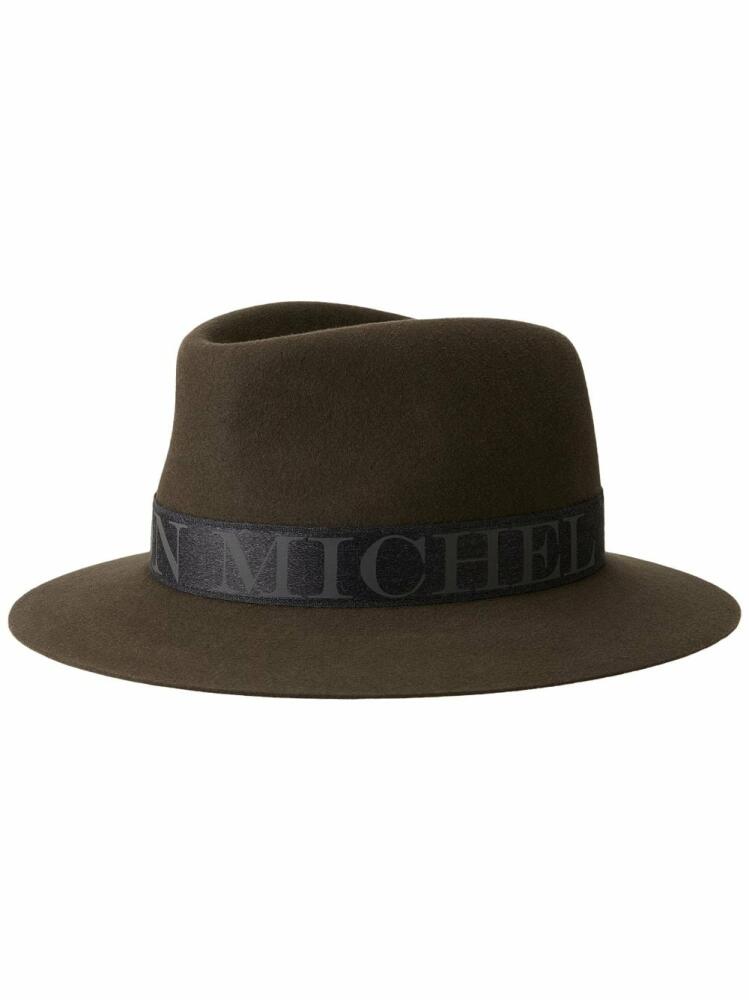 Maison Michel Andre fedora hat - Brown Cover