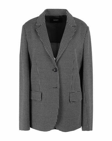 Seventy Sergio Tegon Woman Blazer Black Viscose, Polyamide, Elastane Cover