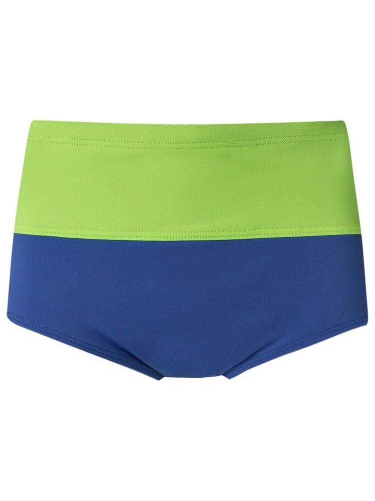 Amir Slama two-tone trunks - Blue Cover