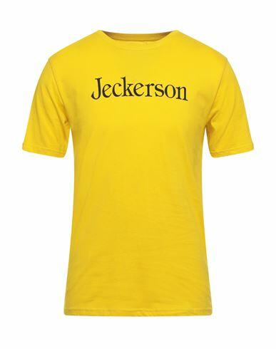 Jeckerson Man T-shirt Yellow Cotton Cover